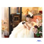 首から肩にかけてのラインが美しく出たカット。凛とした表情がとても印象的でした。
