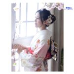 静岡市の写真館で桜振袖写真