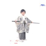 静岡市の写真館で5歳男の子の着物の写真撮影