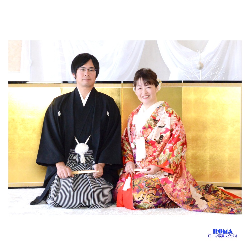 大人婚の落ち着いた写真