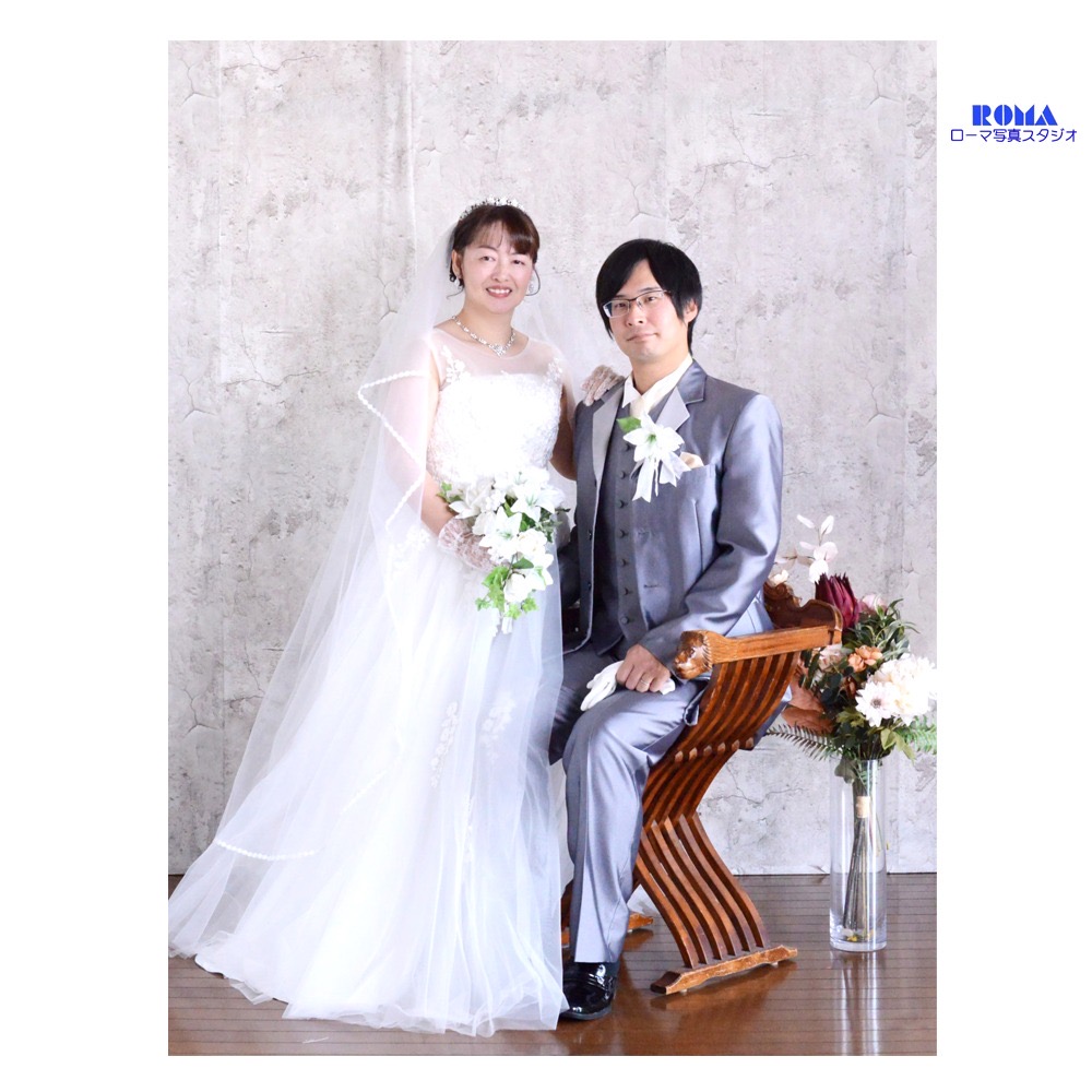 新郎新婦スタジオ撮影