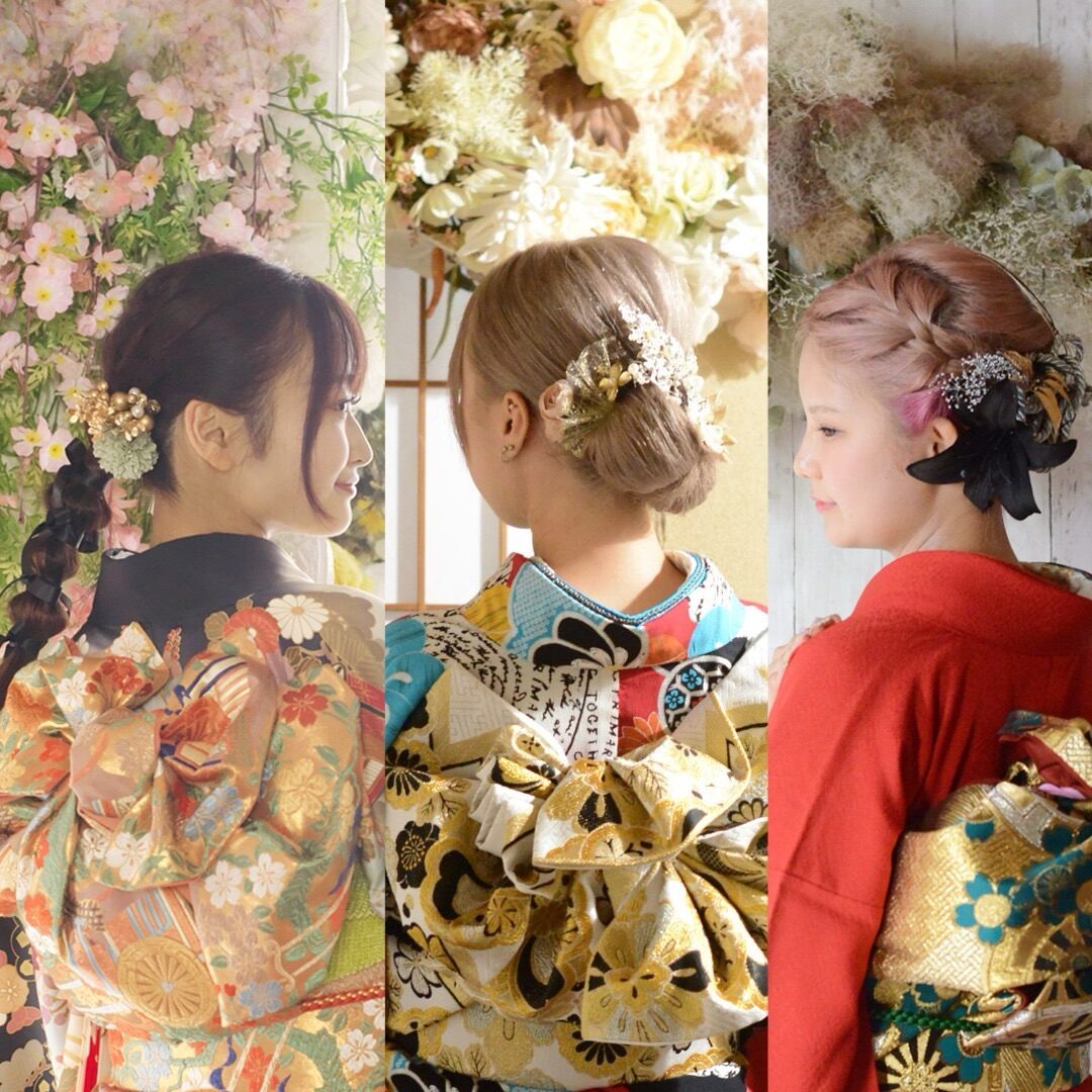 個性を大切にした振袖のヘアスタイルのご提案
