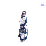 深い緑の振袖に白の小物｜静岡市の写真館で振袖着付けと写真